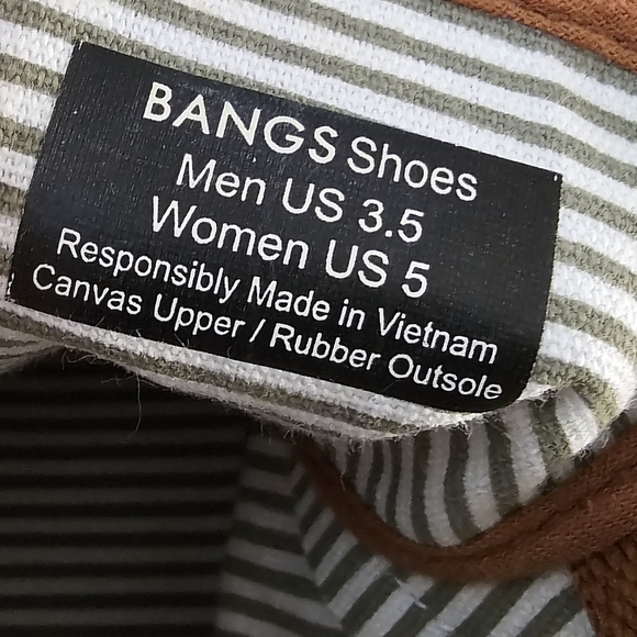 BANGS Sunrise Mountain High Top Embroided Unisex Sneakers, Shoes - Picture 9 of 9